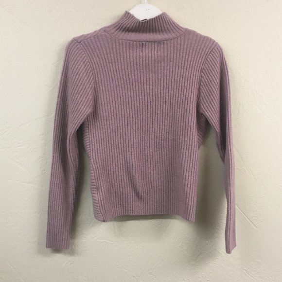 Pink Rose Cropped Sweater Womens M - Picture 2 of 6